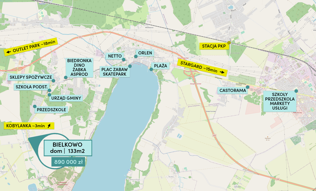 Dom na sprzedaż Bielkowo 134 m2 | Arka Nieruchomości