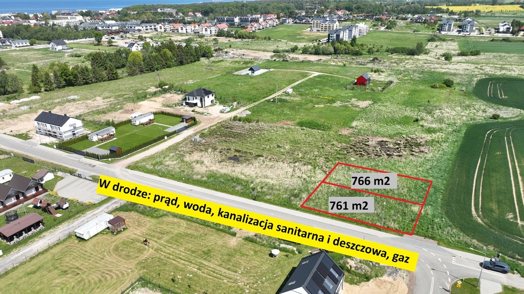 Działka na sprzedaż Ustronie Morskie 766 m2 | Arka Nieruchomości