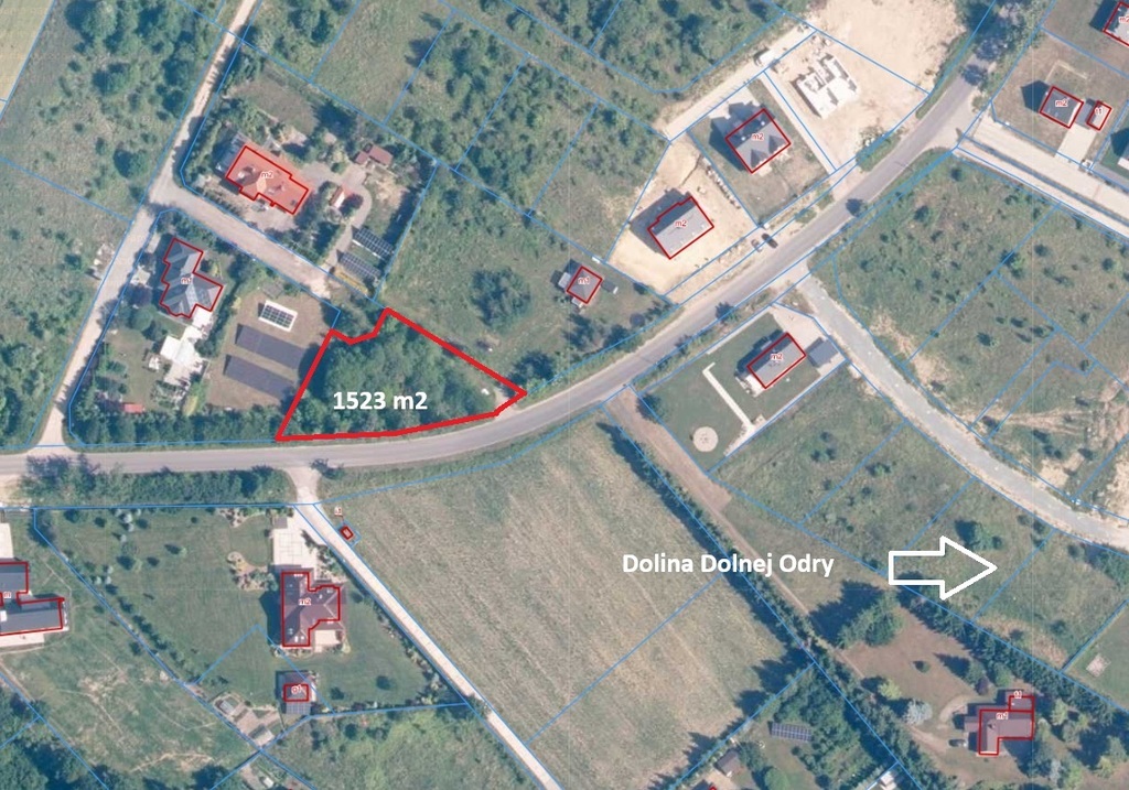 Działka na sprzedaż Siadło Dolne 1 523 m2 | Arka Nieruchomości