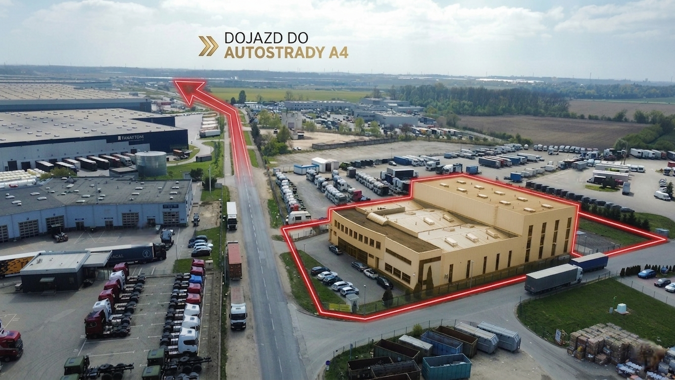 Budynek biurowo-magazynowy przy A4 – Pietrzykowi