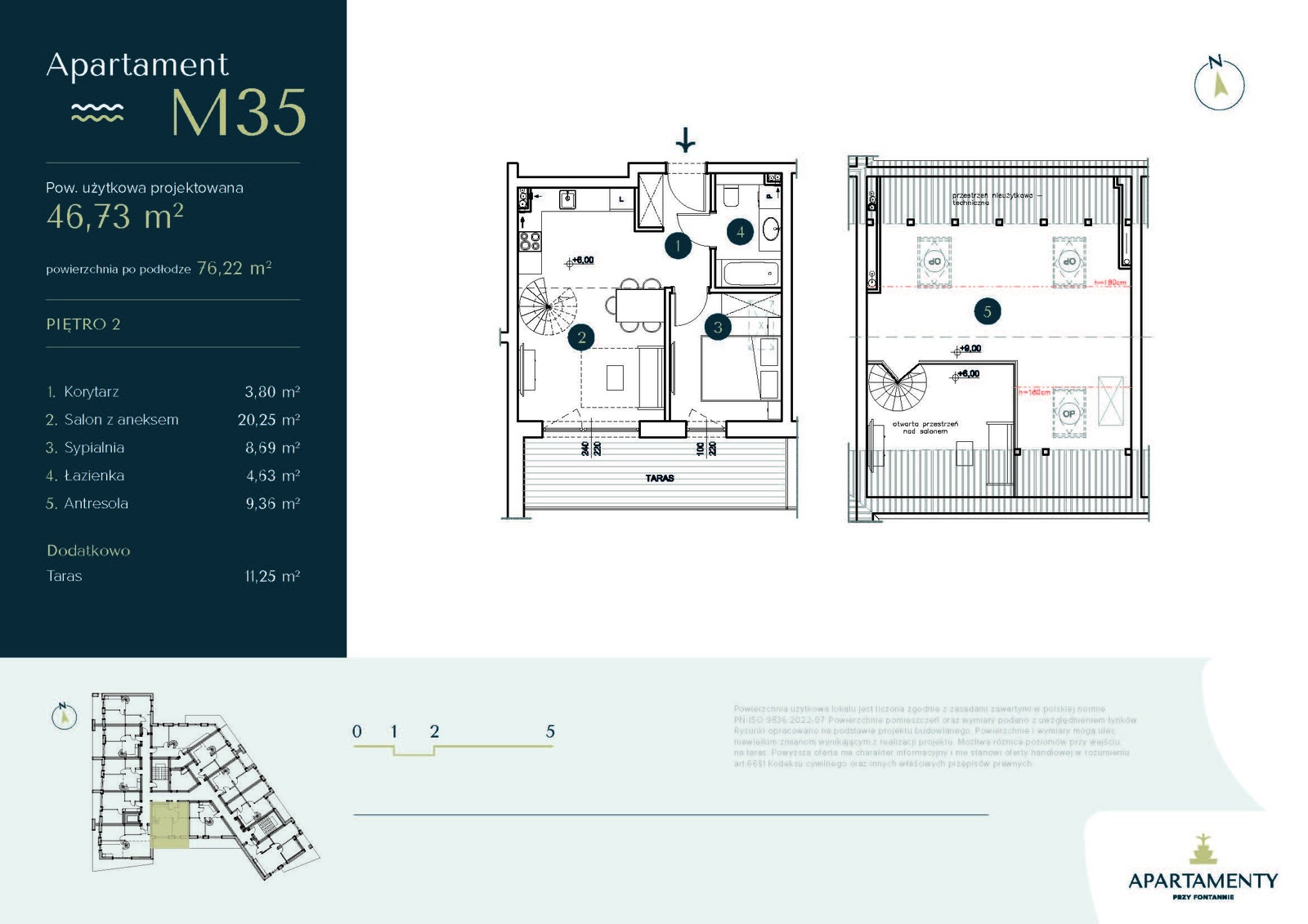 Apartament M35 – Dwa poziomy komfortu