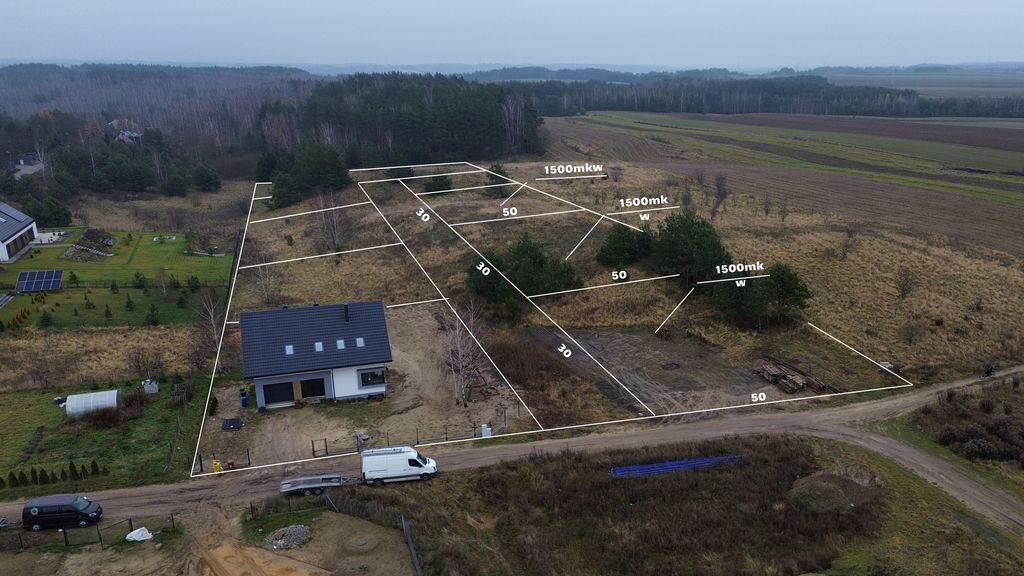 Na sprzedaż: 6 atrakcyjnych działek budowlanych