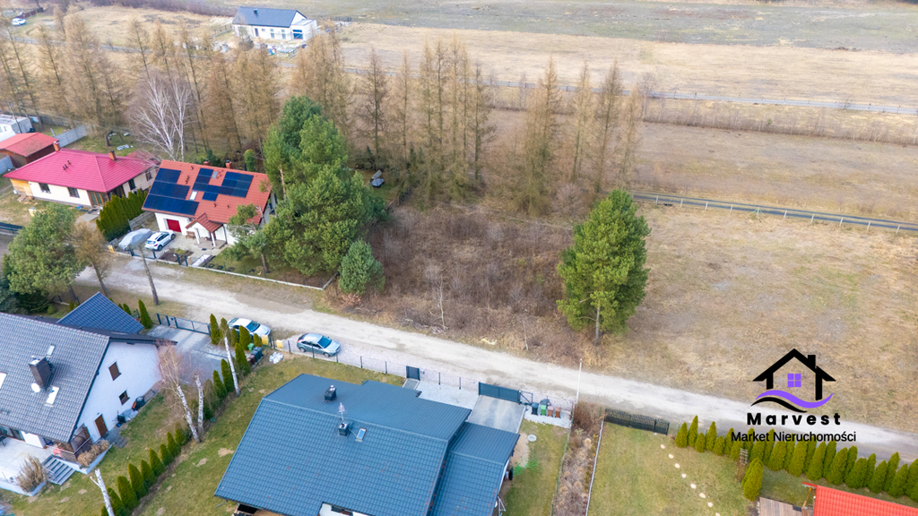 Hutki gm.Konopiska|Działka z pozwoleniem na budowę