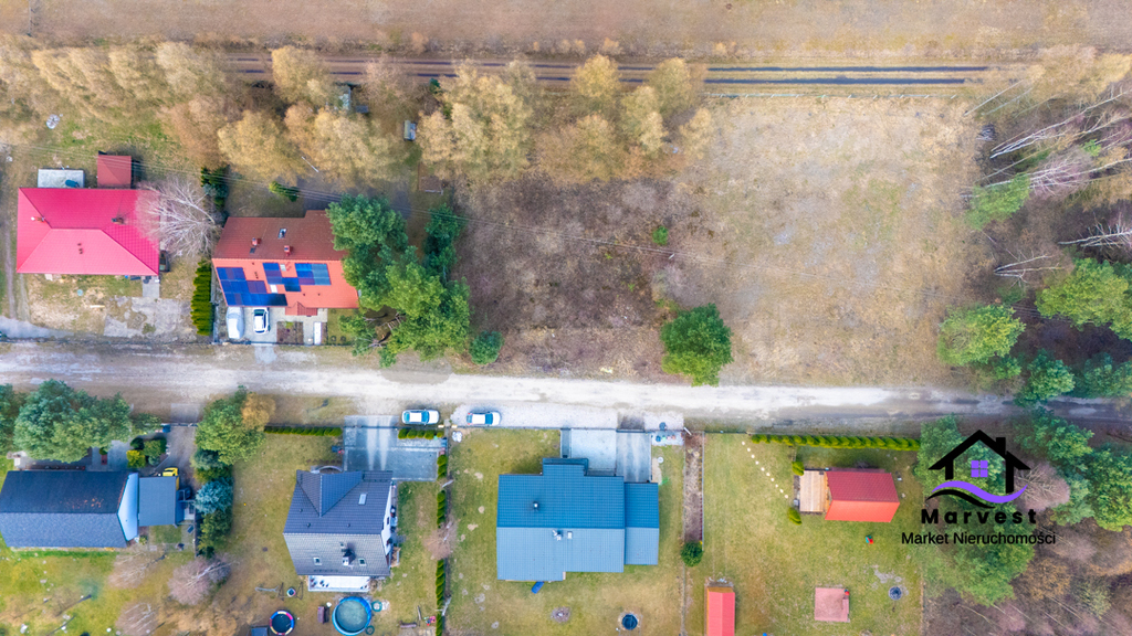 Hutki gm.Konopiska|Działka z pozwoleniem na budowę