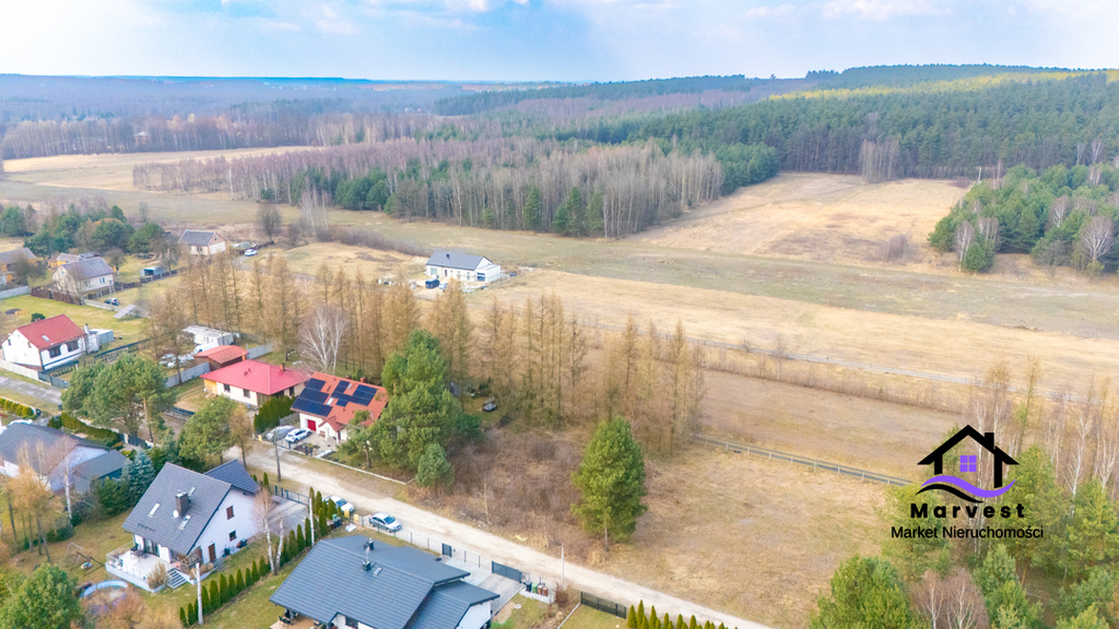 Hutki gm.Konopiska|Działka z pozwoleniem na budowę