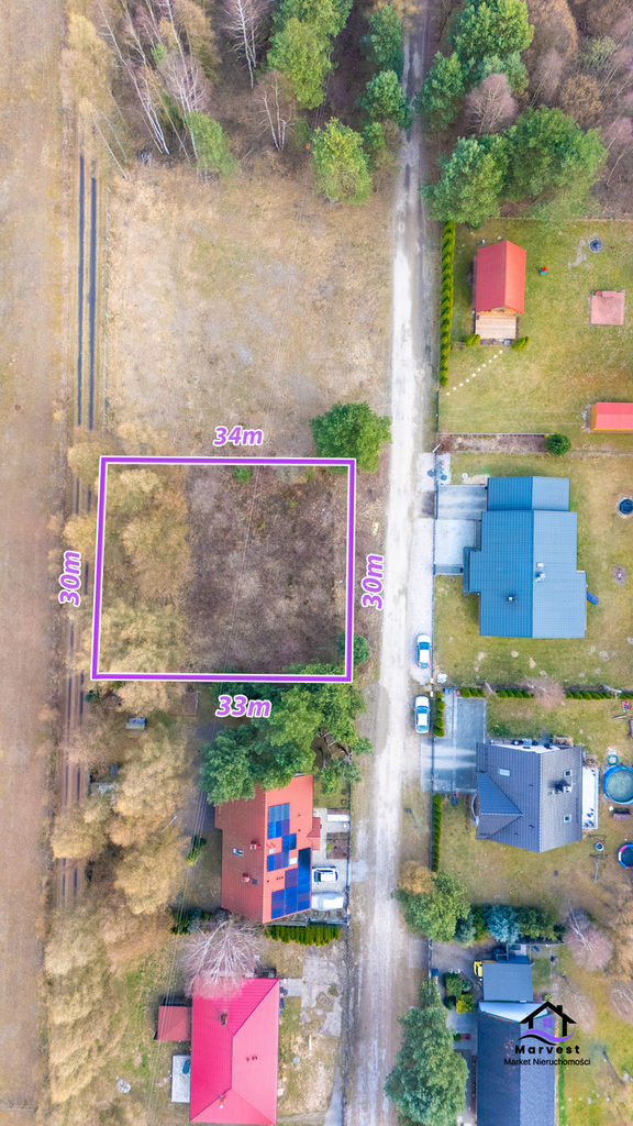 Hutki gm.Konopiska|Działka z pozwoleniem na budowę