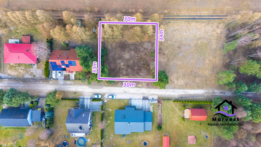 Hutki gm.Konopiska|Działka z pozwoleniem na budowę