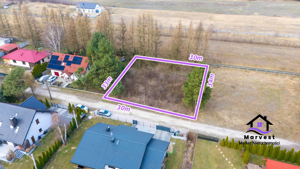 Hutki gm.Konopiska|Działka z pozwoleniem na budowę