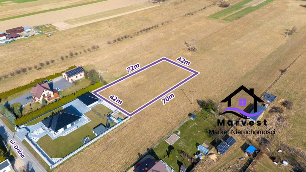 Zawada gm. Mstów  | Działka z MPZP