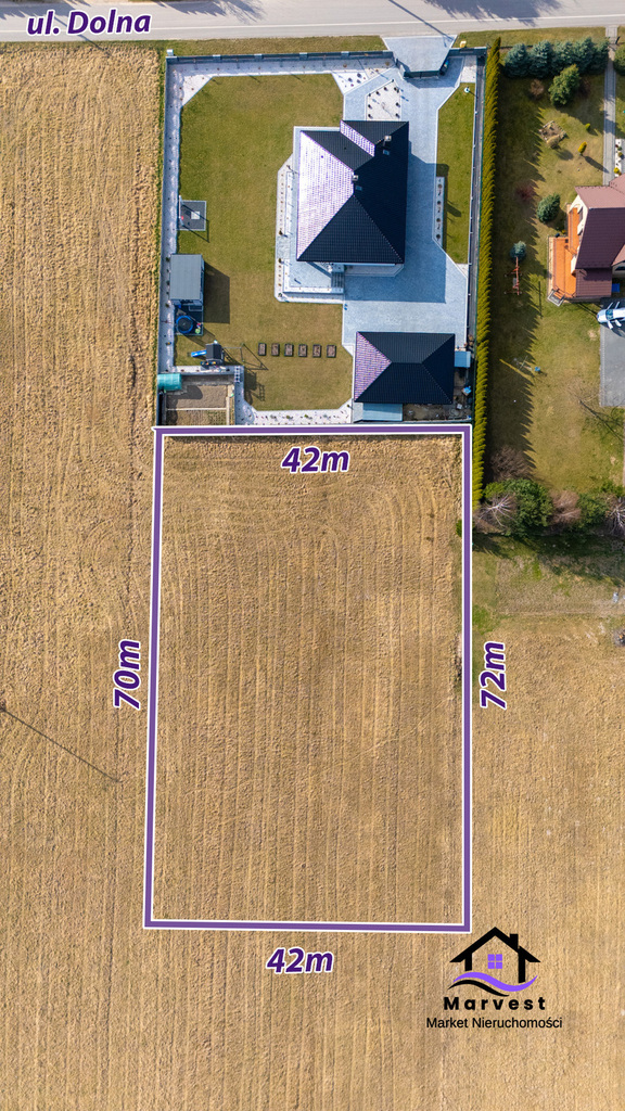 Zawada gm. Mstów  | Działka z MPZP