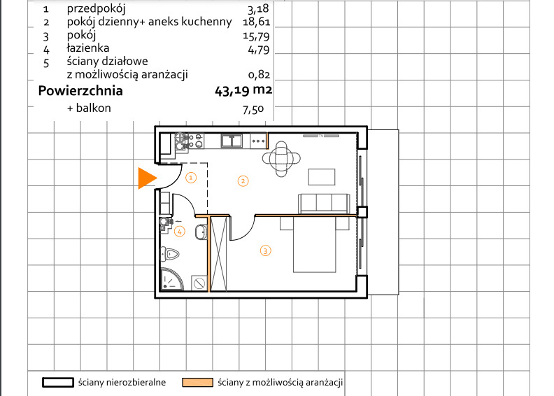 Mieszkanie na sprzedaż Międzyzdroje 50 m2 | Arka Nieruchomości