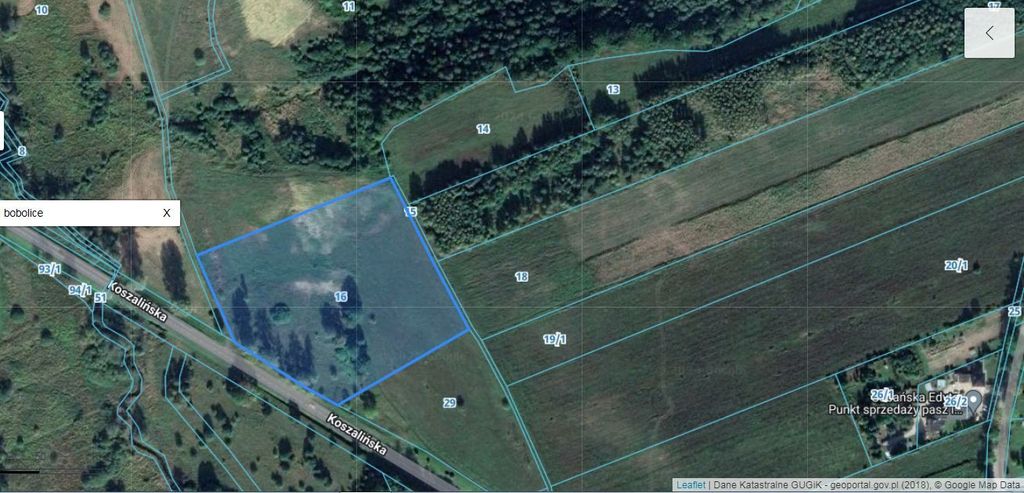 Działka na sprzedaż Bobolice 23 103 m2 | Arka Nieruchomości