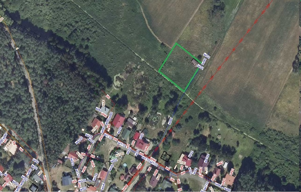 Działka na sprzedaż Jodłów 1 354 m2 | Arka Nieruchomości