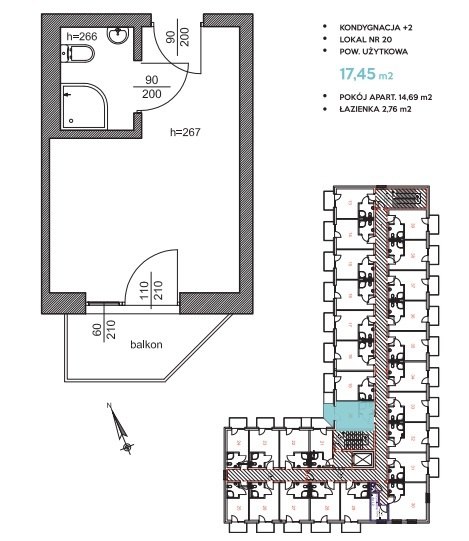 Mieszkanie na sprzedaż Kołobrzeg 17 m2 | Arka Nieruchomości