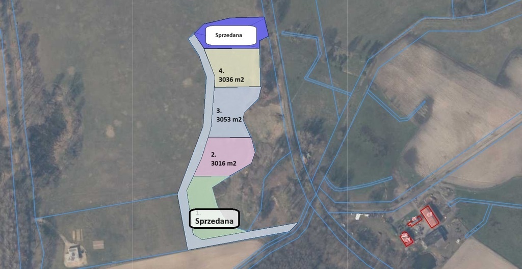 Działka na sprzedaż Łęgi 3 122 m2 | Arka Nieruchomości