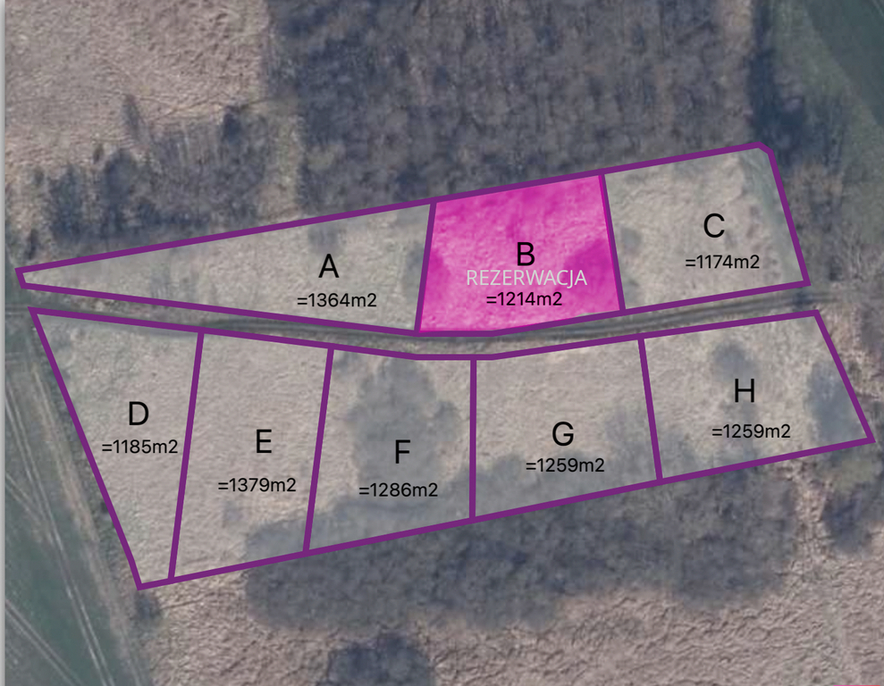 Działka na sprzedaż Stare Chrapowo 1 259 m2 | Arka Nieruchomości