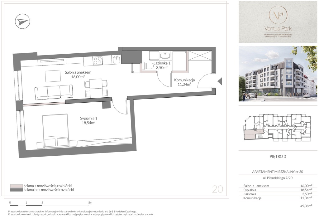Mieszkanie na sprzedaż Świnoujście 49 m2 | Arka Nieruchomości