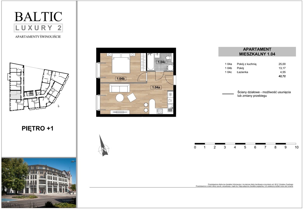 Mieszkanie na sprzedaż Świnoujście 43 m2 | Arka Nieruchomości