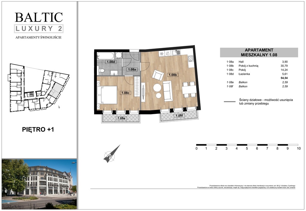 Mieszkanie na sprzedaż Świnoujście 55 m2 | Arka Nieruchomości