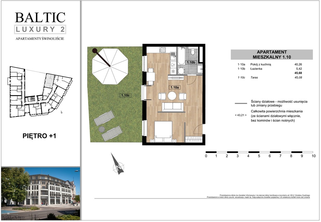 Mieszkanie na sprzedaż Świnoujście 46 m2 | Arka Nieruchomości