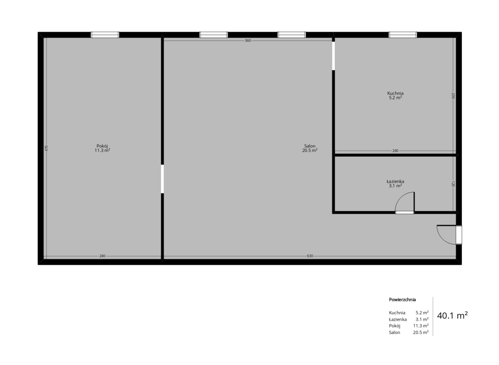 Mieszkanie na sprzedaż Szczecin, Centrum 40 m2 | Arka Nieruchomości