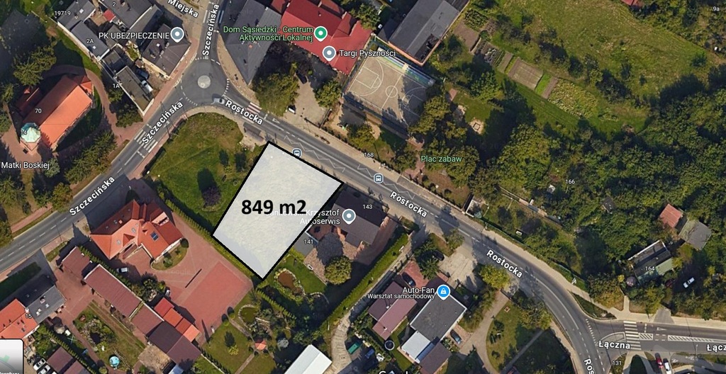 Działka na sprzedaż Szczecin, Warszewo 849 m2 | Arka Nieruchomości