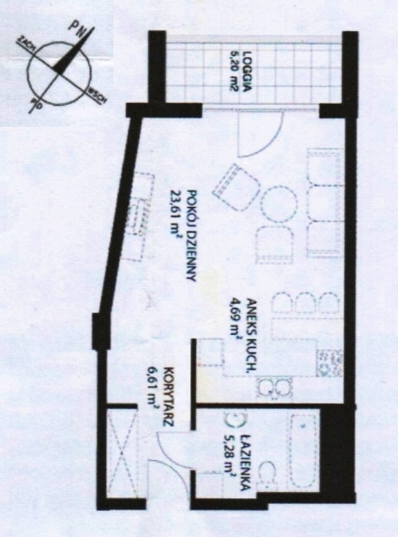 Mieszkanie na sprzedaż Szczecin, os. Bandurskiego 40 m2 | Arka Nieruchomości