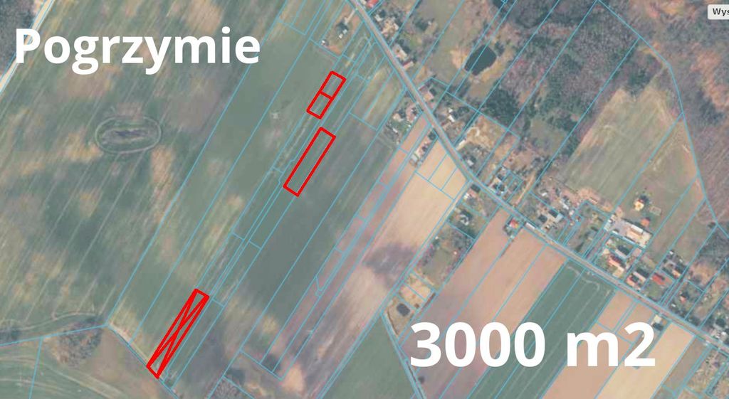 Działka na sprzedaż Pogrzymie 687 m2 | Arka Nieruchomości