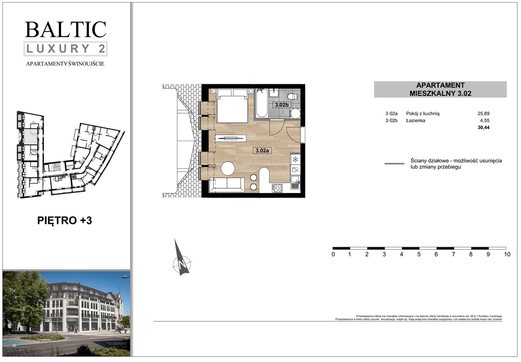 Mieszkanie na sprzedaż Świnoujście 30 m2 | Arka Nieruchomości