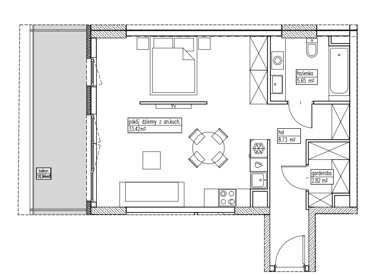 Mieszkanie na sprzedaż Szczecin, Łasztownia 51 m2 | Arka Nieruchomości