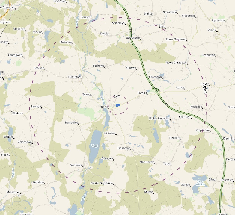 Działka na sprzedaż Banie 19 447 m2 | Arka Nieruchomości