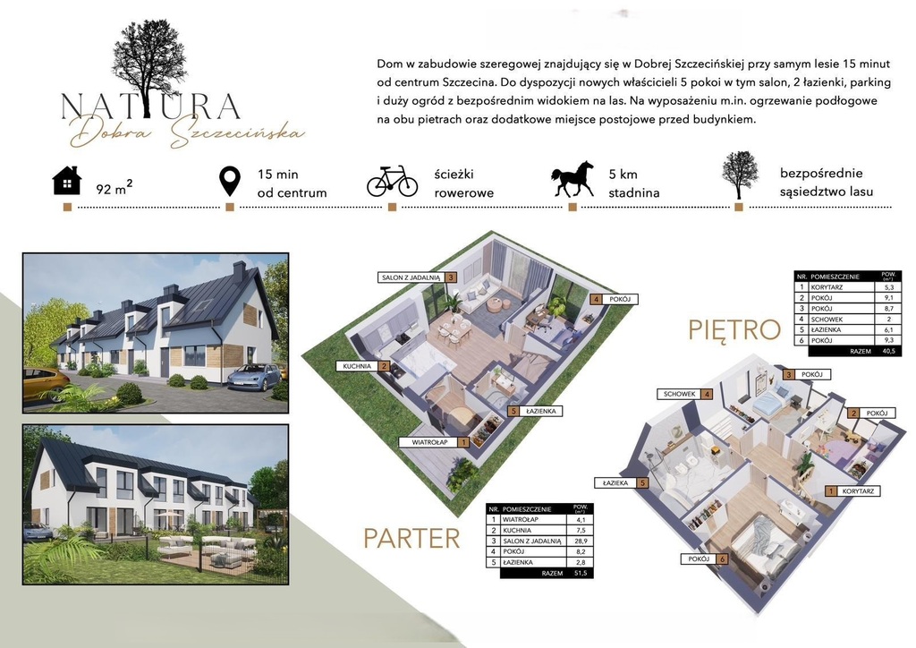 Dom na sprzedaż Dobra 92 m2 | Arka Nieruchomości