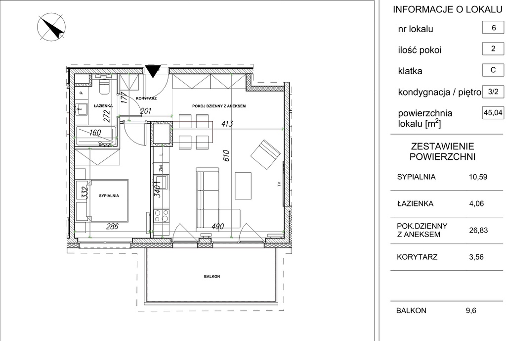 Mieszkanie na sprzedaż Szczecin, Łasztownia 45 m2 | Arka Nieruchomości