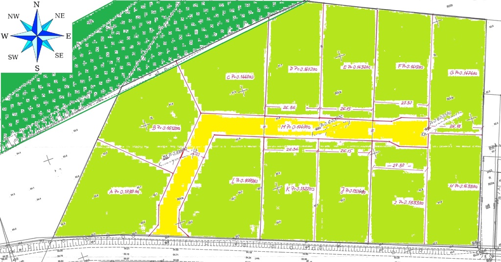 Działka na sprzedaż Siadło Górne 1 332 m2 | Arka Nieruchomości