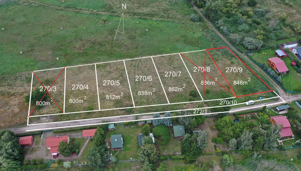 Działka na sprzedaż Załęże 846 m2 | Arka Nieruchomości