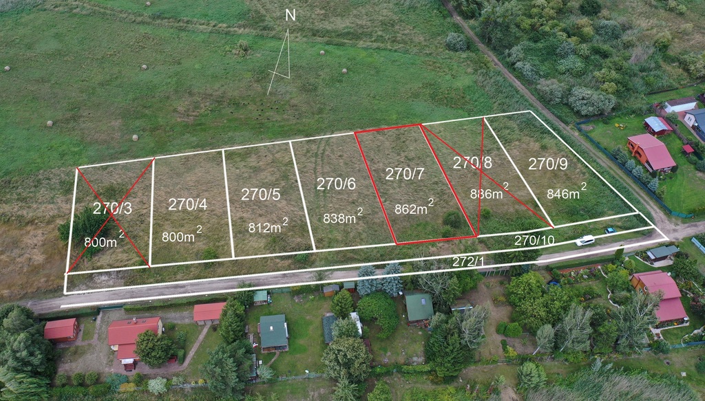 Działka na sprzedaż Załęże 862 m2 | Arka Nieruchomości