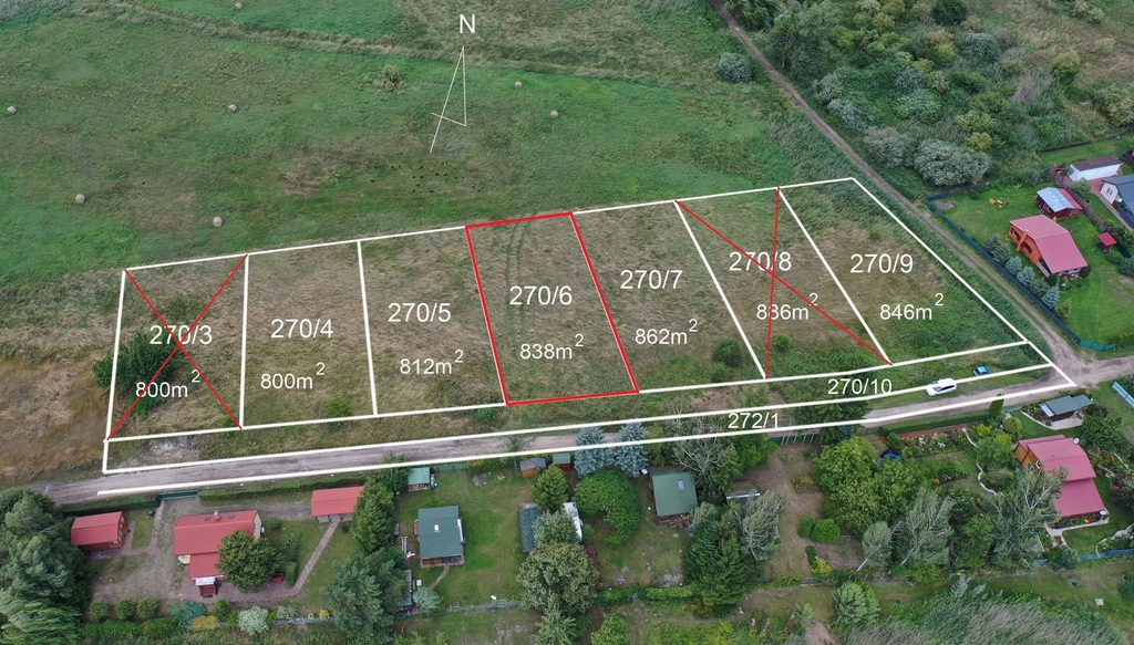 Działka na sprzedaż Załęże 838 m2 | Arka Nieruchomości