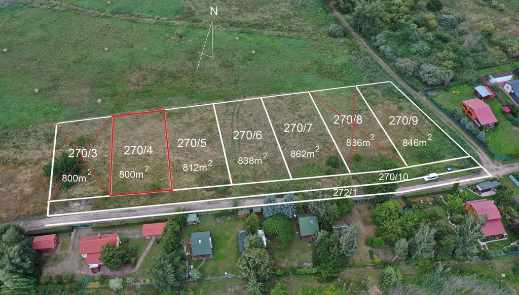 Działka na sprzedaż Załęże 800 m2 | Arka Nieruchomości