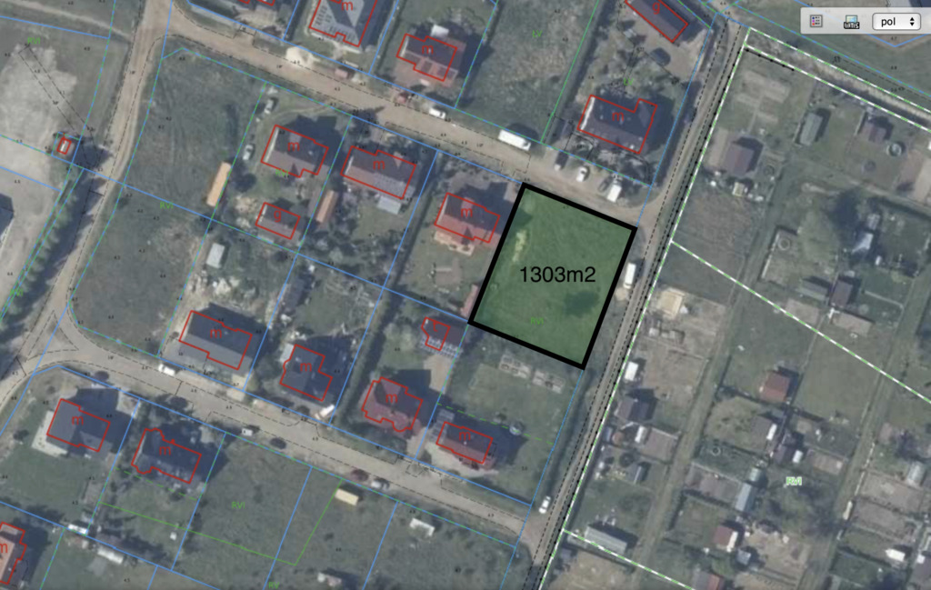 Działka na sprzedaż Załom 1 303 m2 | Arka Nieruchomości