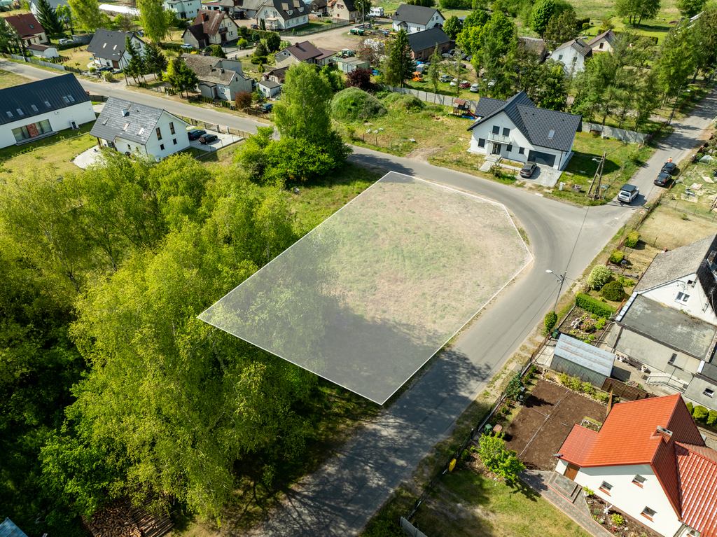 Działka na sprzedaż Szczecin, Sławociesze 1 349 m2 | Arka Nieruchomości