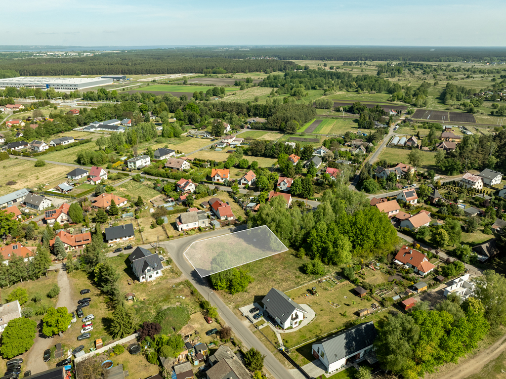 Działka na sprzedaż Szczecin, Sławociesze 1 349 m2 | Arka Nieruchomości