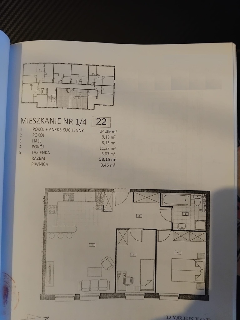 Mieszkanie na sprzedaż Szczecin, Bukowo 58 m2 | Arka Nieruchomości