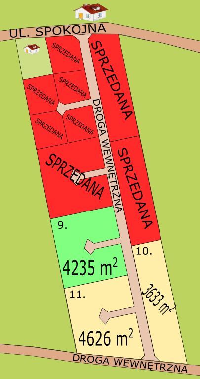 Działka na sprzedaż Żarnowo 4 235 m2 | Arka Nieruchomości