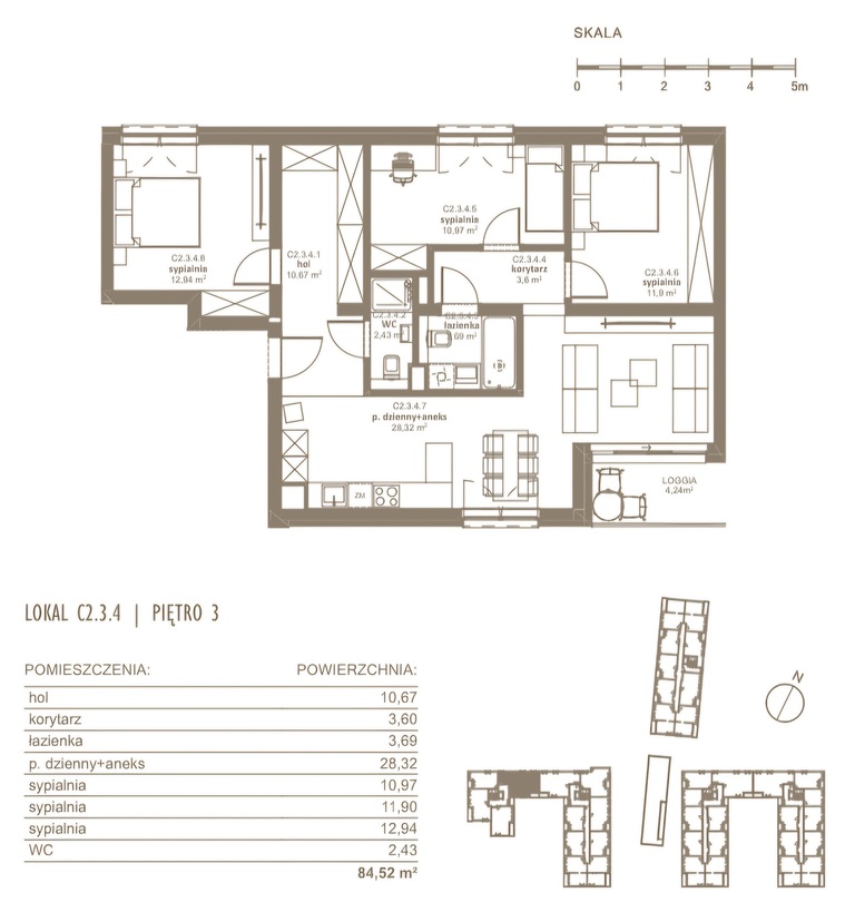 Mieszkanie na sprzedaż Police 85 m2 | Arka Nieruchomości