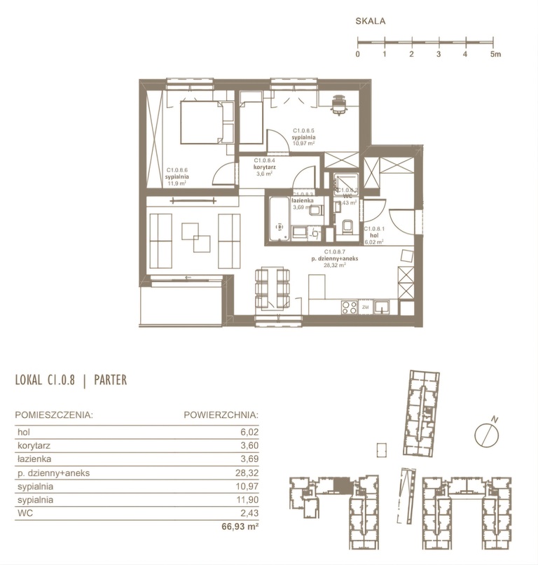 Mieszkanie na sprzedaż Police 85 m2 | Arka Nieruchomości