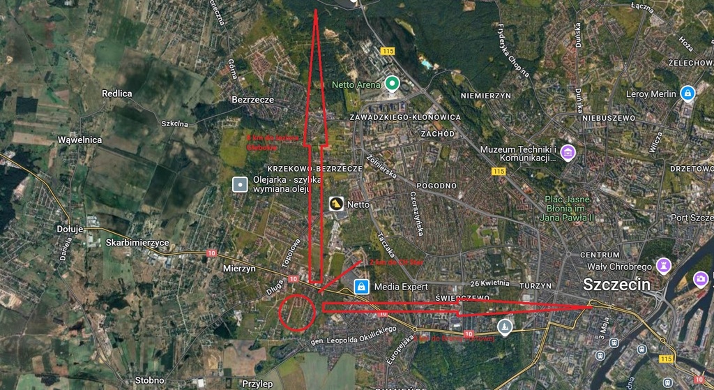 Działka na sprzedaż Mierzyn 65 115 m2 | Arka Nieruchomości