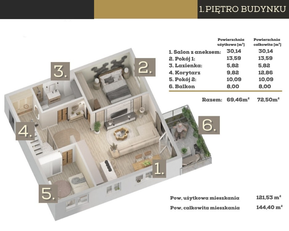 Mieszkanie na sprzedaż Stargard 122 m2 | Arka Nieruchomości