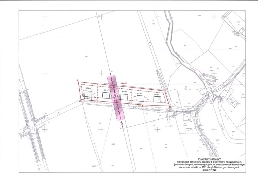Działka na sprzedaż Błotno, Błotny Młyn 903 m2 | Arka Nieruchomości