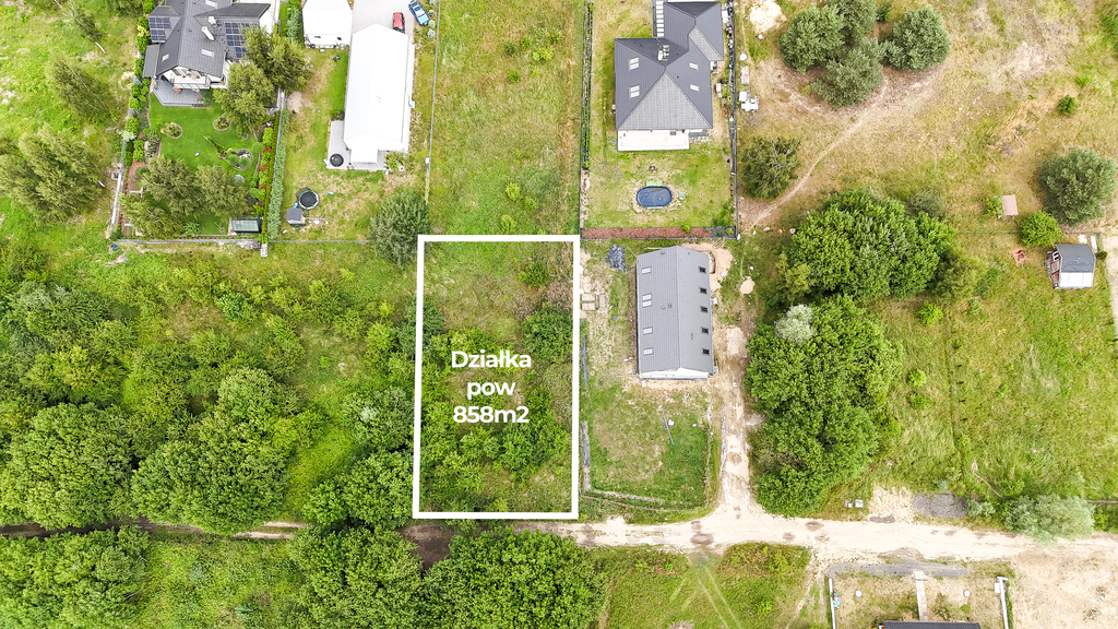 Działka na sprzedaż Dołuje 858 m2 | Arka Nieruchomości