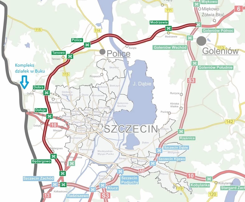 Działka na sprzedaż Buk 1 109 m2 | Arka Nieruchomości